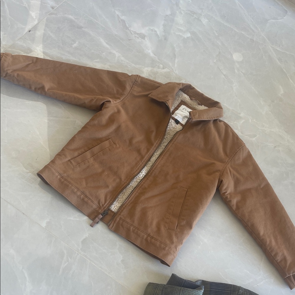 Zara Tan Kids Puffer Jacket